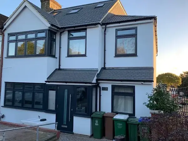 Anthracite Grey Double Glazing Installation London Colney