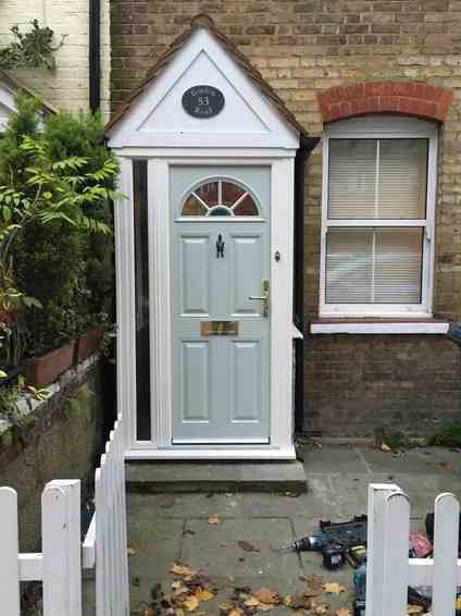 Composite Front Door Traditional Bricket Wood