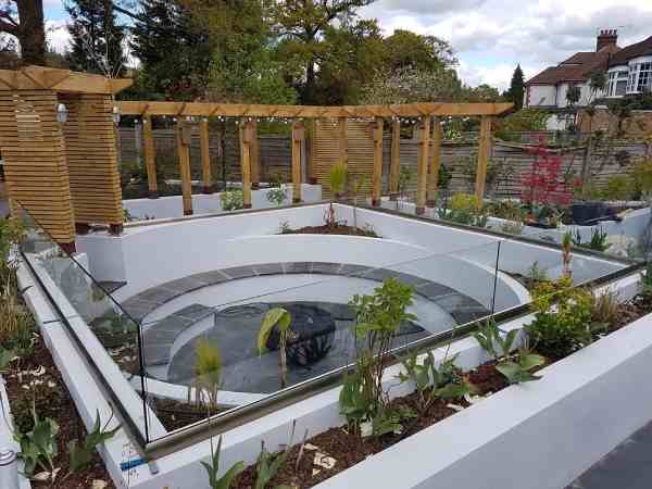 Garden Glass Balustrades Hertfordshire