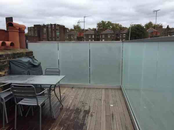 Terrace Glass Balustrade Hertford