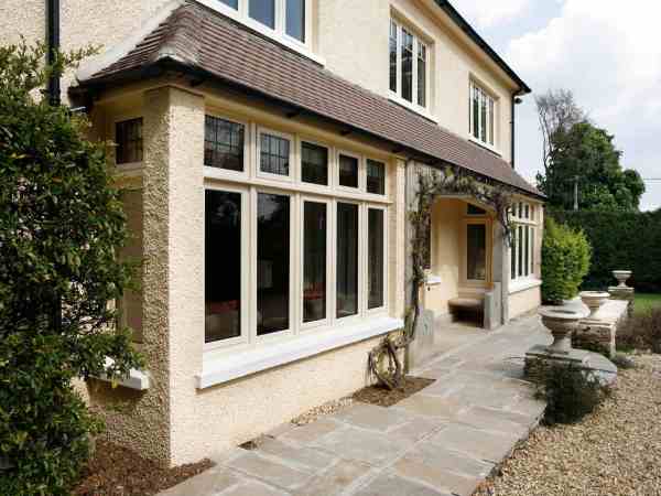 White Aluminium Window Installation Hertford